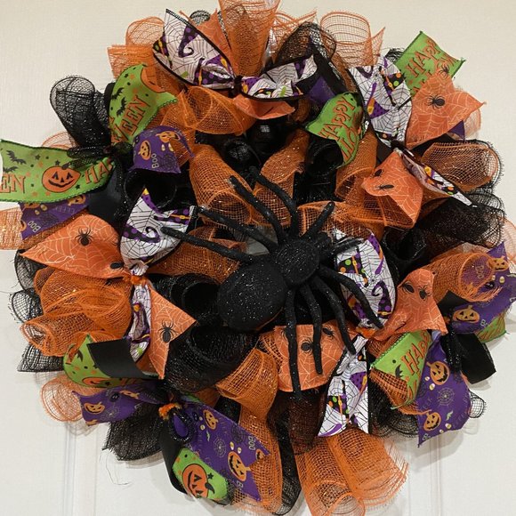 Hand Crafted Other - Halloween Door Wreath